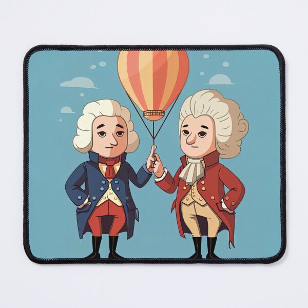 Item preview, Montgolfier brothers | cute style designed and sold by ComicsFactory.