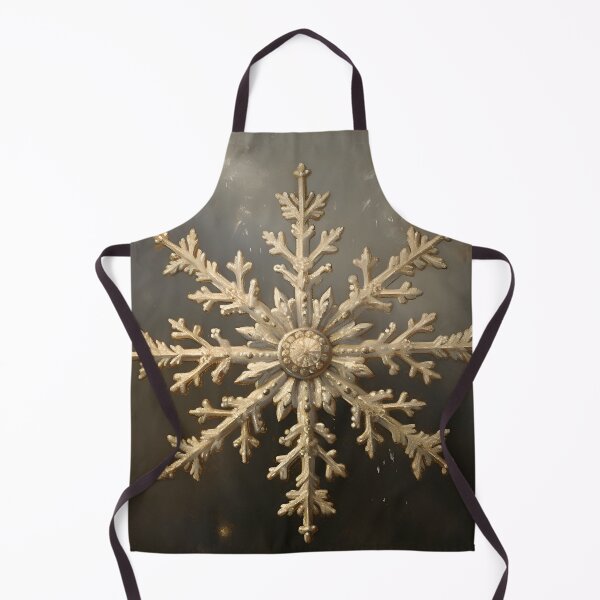 Item preview, Antique oil painting of a snowflake designed and sold by dcrc.