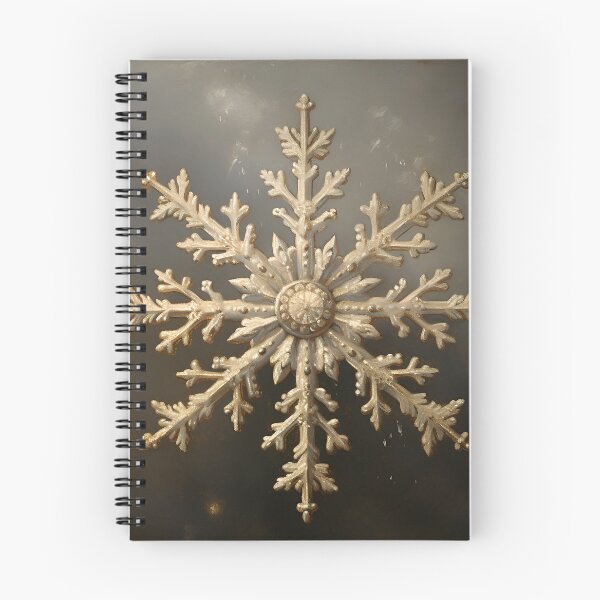 Item preview, Antique oil painting of a snowflake designed and sold by dcrc.