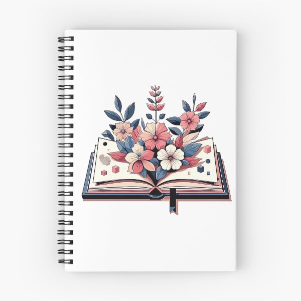 Artikelvorschau, Open book with flowers entworfen und verkauft von Fantes.