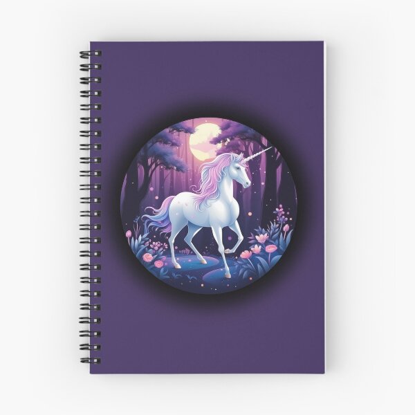 Item preview, Magic unicorn in dark forest designed and sold by ME-World.
