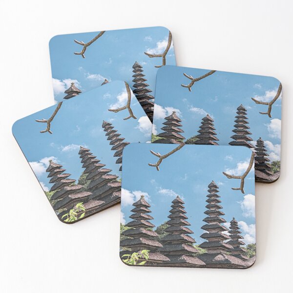 Item preview, Tiers to Heaven: Balinese Pagoda Triptych designed and sold by AneeshPro.