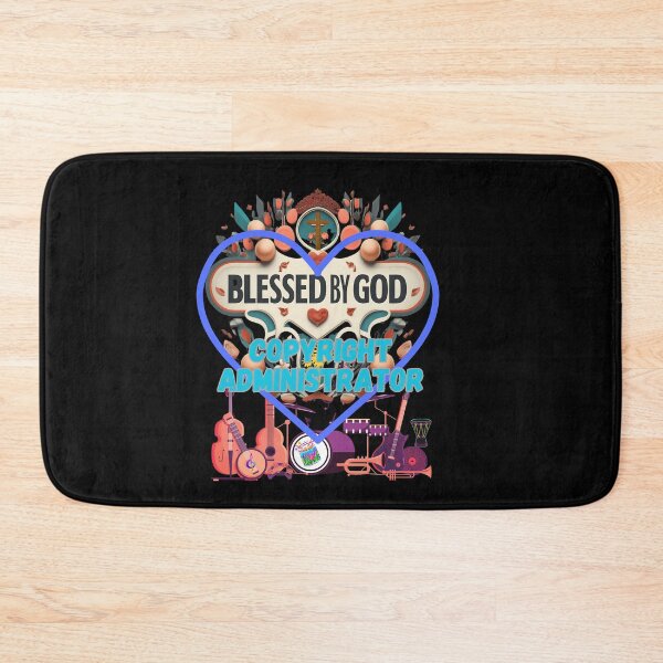 Item preview, BLESSED BY GOD COPYRIGHT ADMINISTRATOR designed and sold by carlos crane.