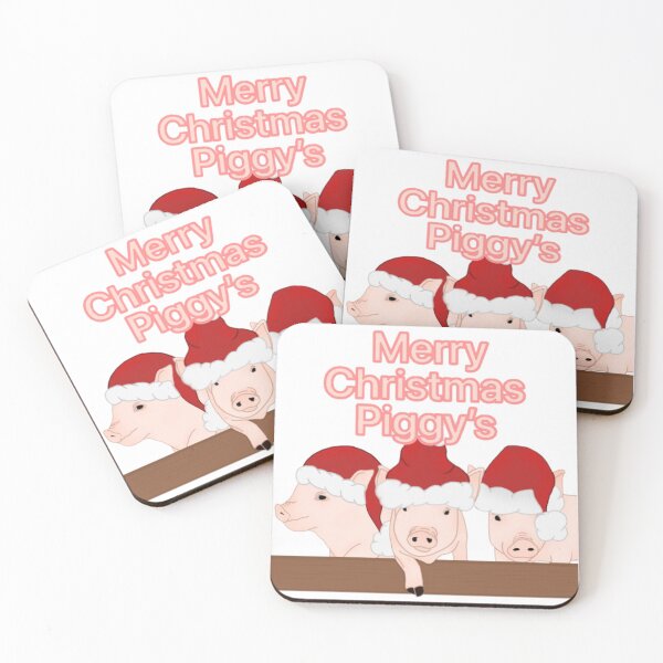 Item preview, Merry Christmas piggy’s  designed and sold by Artistkhg.