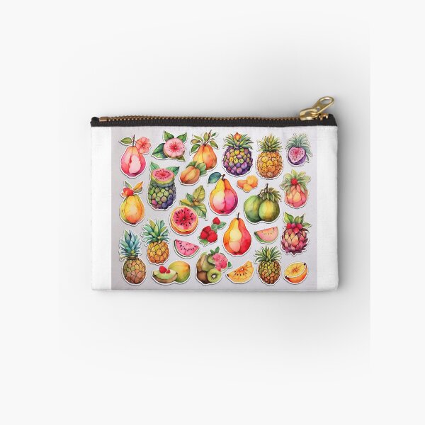 Item preview, Colorful collection of pastel colored assorted juicy fruit stickers designed and sold by stevanovicigor.