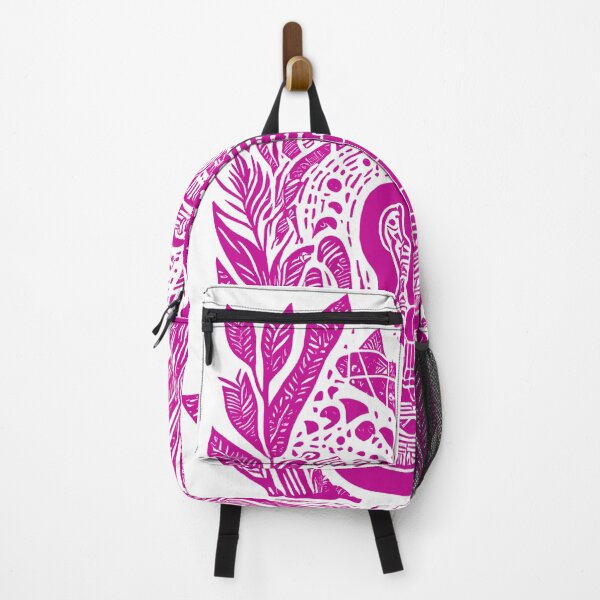 Item preview, Intricate Guitar and Leaf Design - Vivid Pink designed and sold by SW-Graphics.