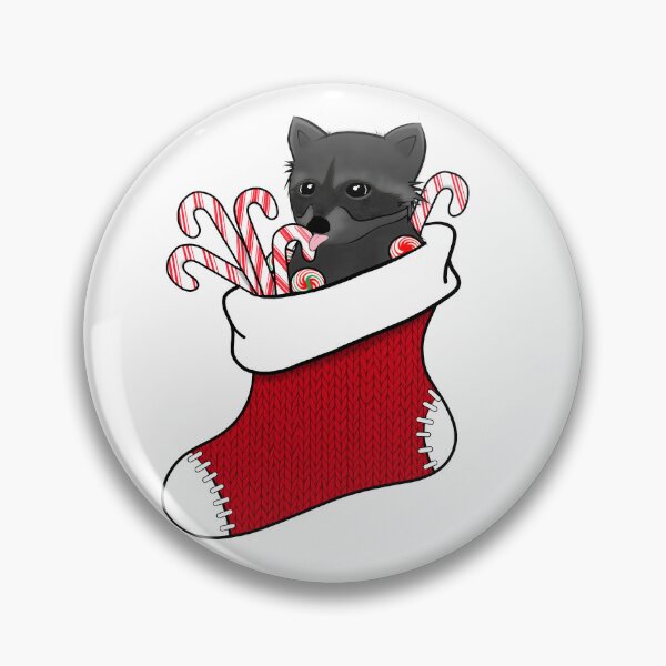 Item preview, Stocking Stuffer Raccoon designed and sold by cultofraccoon.