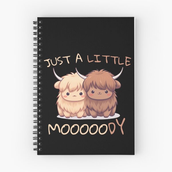 Item preview, Just A Little Moody. Funny Gifts For Cows Lovers  designed and sold by MatSatArt.