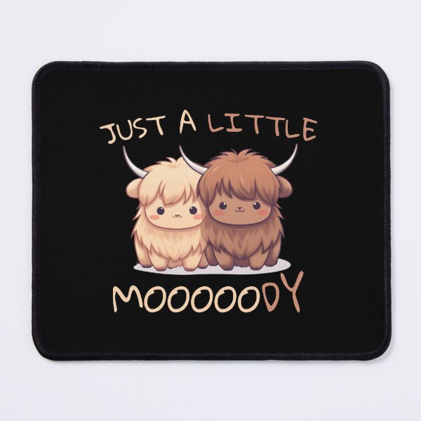 Item preview, Just A Little Moody. Funny Gifts For Cows Lovers designed and sold by MatSatArt.