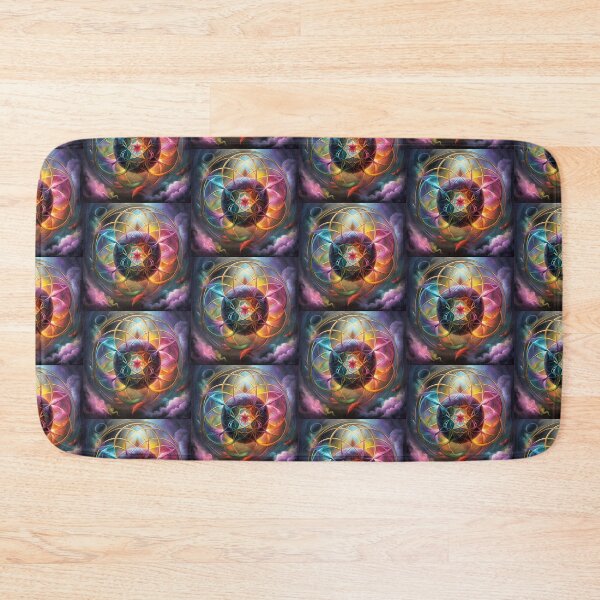 Item preview, flower of life in the heavens, symbolic geometric visualization figure designed and sold by Creativesphotos.