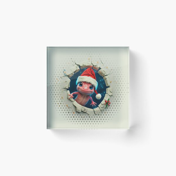 Item preview, Meet the Cutest Axolotl in Town: Santa's Little Helper designed and sold by H Jonas.
