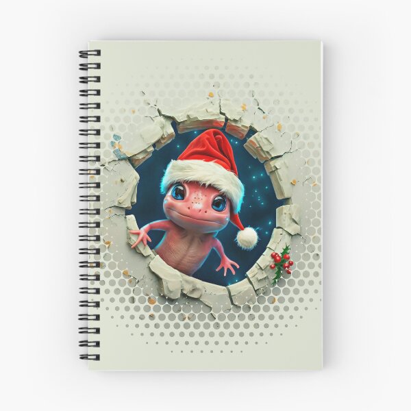 Item preview, Meet the Cutest Axolotl in Town: Santa's Little Helper designed and sold by H Jonas.
