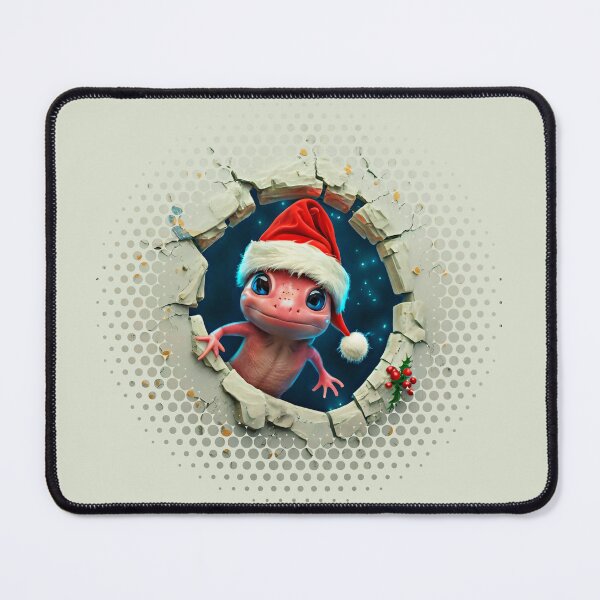 Item preview, Meet the Cutest Axolotl in Town: Santa's Little Helper designed and sold by H Jonas.