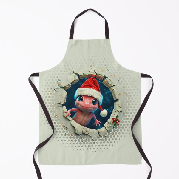 Item preview, Meet the Cutest Axolotl in Town: Santa's Little Helper designed and sold by H Jonas.