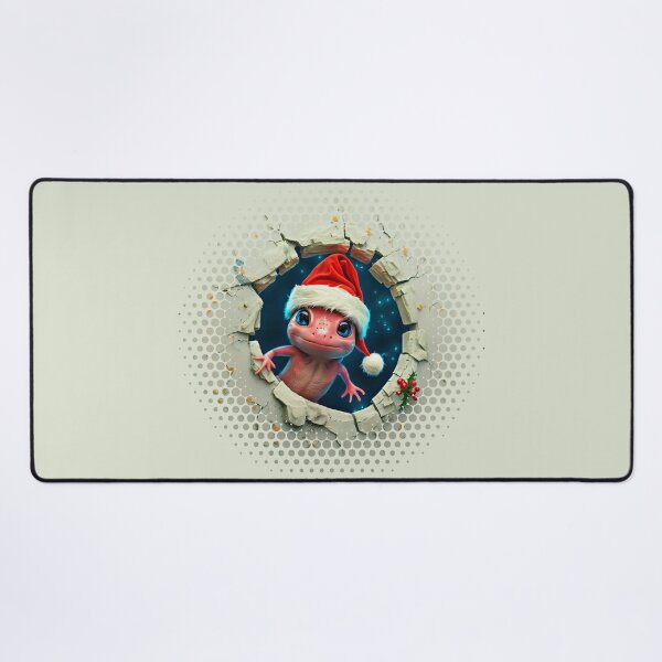 Item preview, Meet the Cutest Axolotl in Town: Santa's Little Helper designed and sold by H Jonas.