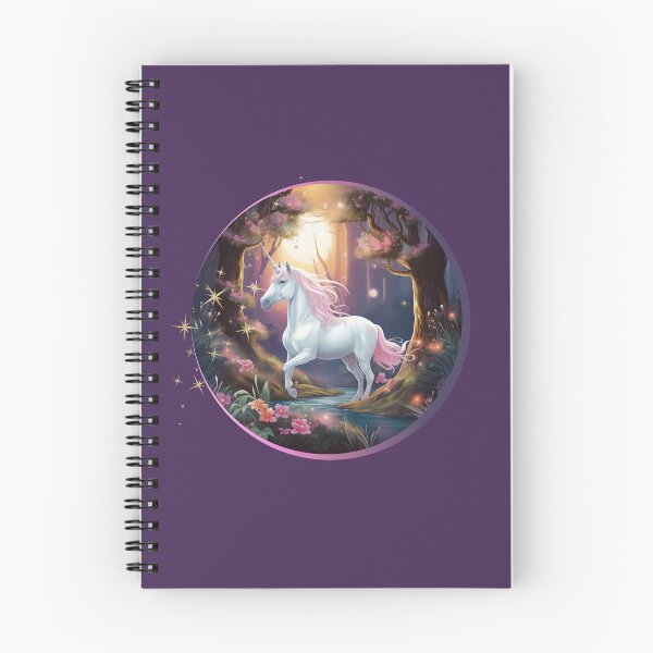 Item preview, Magic unicorn in fantasy forest designed and sold by ME-World.