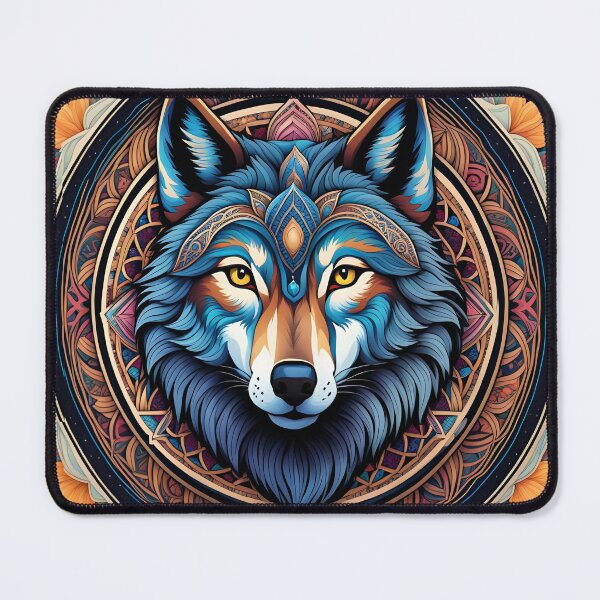 Item preview, Wolf Mandala designed and sold by RoxanneG.