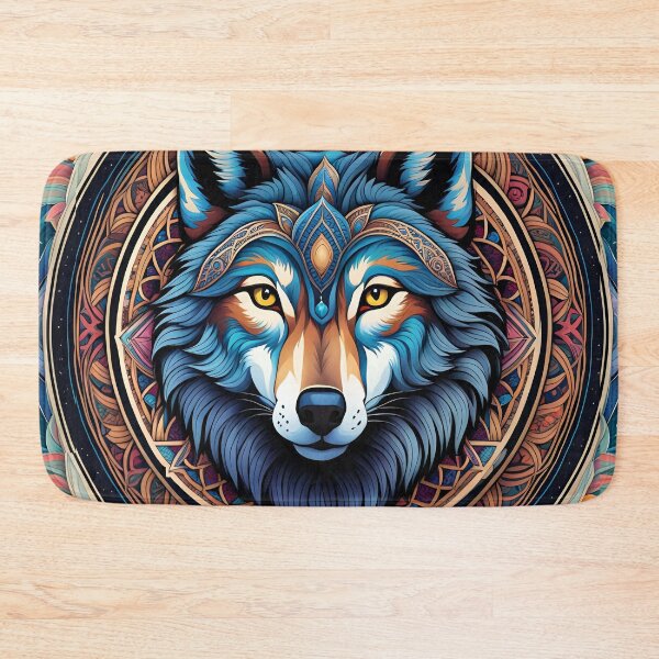 Item preview, Wolf Mandala designed and sold by RoxanneG.