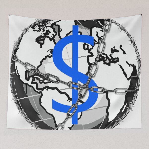 Item preview, Money Unlocks the World designed and sold by WageSlavery.