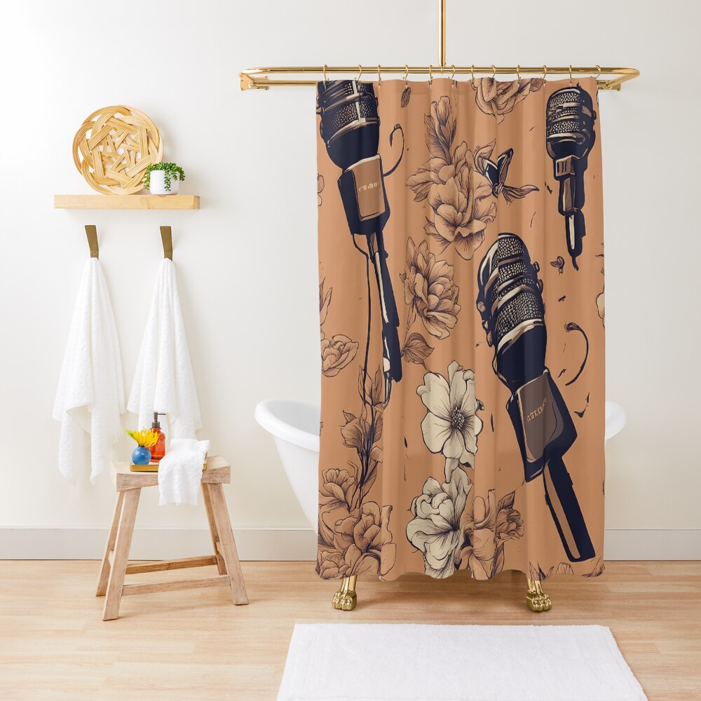 Item preview, Shower Curtain designed and sold by DrawingConcl.