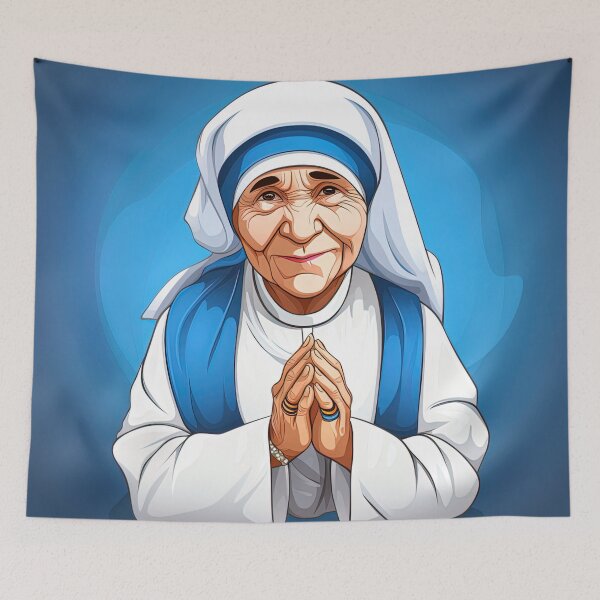 Item preview, Mother Teresa | cute style designed and sold by ComicsFactory.