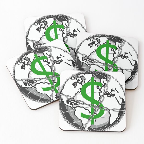 Item preview, Money Unlocks the World Green designed and sold by WageSlavery.