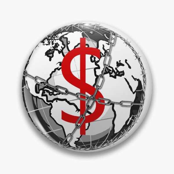Item preview, Money Unlocks the World Red designed and sold by WageSlavery.
