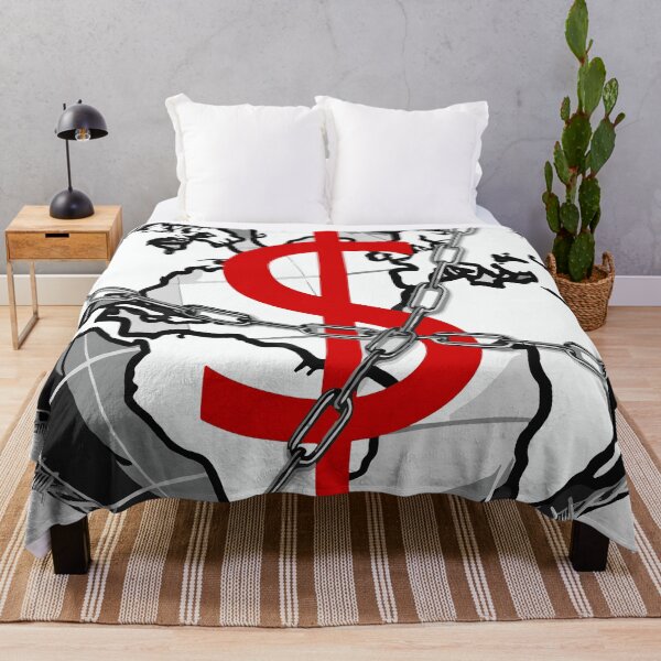 Item preview, Money Unlocks the World Red designed and sold by WageSlavery.
