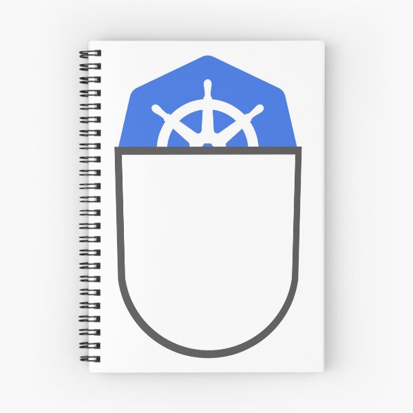 Item preview, camiseta de bolsillo kubernetes k8s designed and sold by leesander.