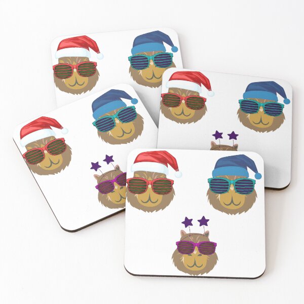 Item preview, Christmas Capybara Sticker designed and sold by alwaysbetterr.