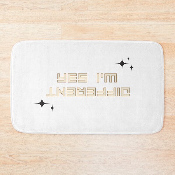 Item preview, Yes I'm Different Motivation Sentence designed and sold by Goondzik.