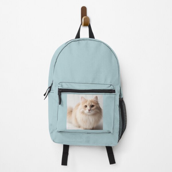 Item preview, Cream longhair cat portrait designed and sold by YukiKenji.