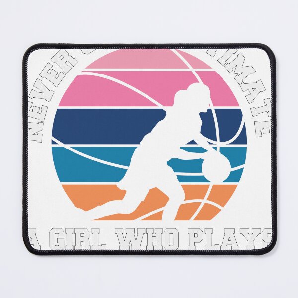 Item preview, NEVER UNDERSTIMATE A GIRL WHO PLAY BASKETBALL designed and sold by Moroccan lions Outfitters ⭐️⭐️⭐️⭐️⭐️.