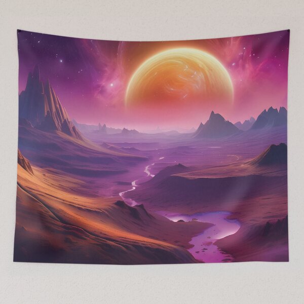 Item preview, Red Spacescape designed and sold by Jin-Ai.
