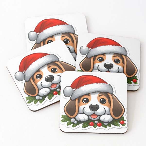Item preview, Beagle Bliss: Resting Mistletoe Magic designed and sold by EpicPaws.
