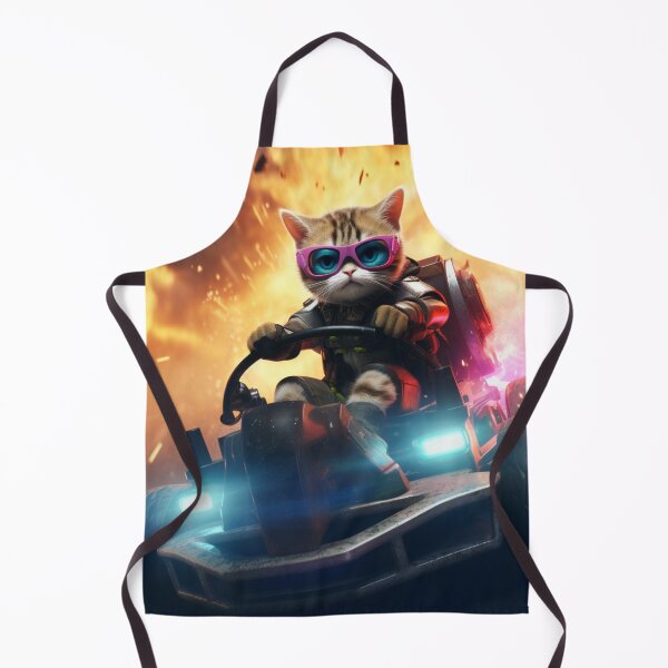 Item preview, The cat running with the motorcycle of the future  designed and sold by Cris888.