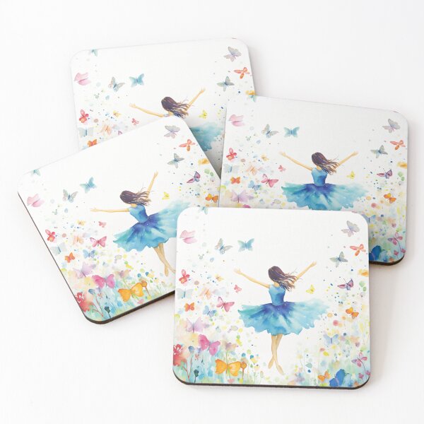 Item preview, Ballerina Amidst Nature's Ballet of Blooms designed and sold by LittleLuvies.