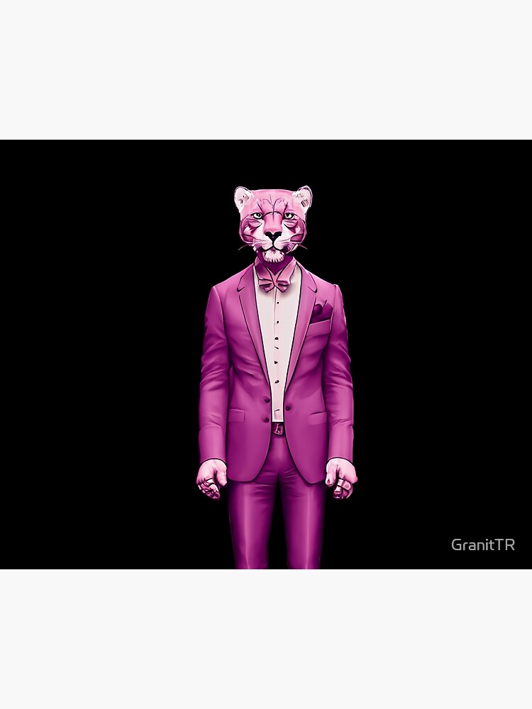 pantera rosa con traje Póster