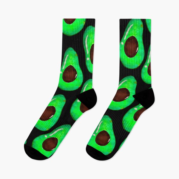 Item preview, Avocado Fruit Pop Art Black designed and sold by Kristy Jordan.