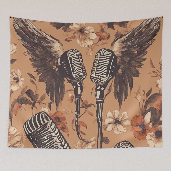 Aperçu de l'œuvre Impression microphone céleste créée et vendue par DrawingConcl.