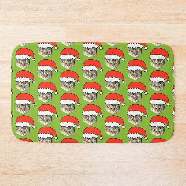 Item preview, Casper the Cat in a Santa Hat designed and sold by Bridget Beswick.