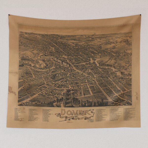 Item preview, Aerial View of Dover, New Hampshire (1888) designed and sold by allhistory.