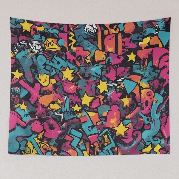 Item preview, Graffiti Print designed and sold by DrawingConcl.