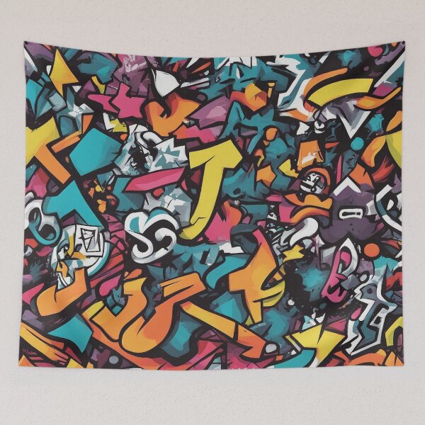 Item preview, Graffiti Print designed and sold by DrawingConcl.