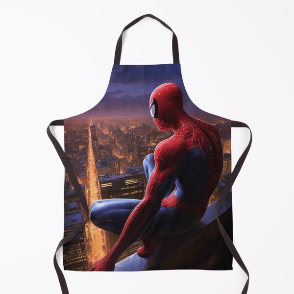 Item preview, Spider-man watching over New York City at night designed and sold by artra-shop.