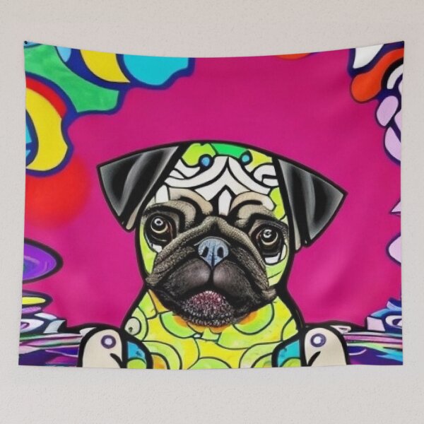 Item preview, The Pug designed and sold by cfbennettmedia.