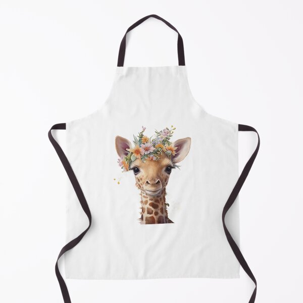 Item preview, Cute giraffe watercolor portrait designed and sold by Naturartprints.