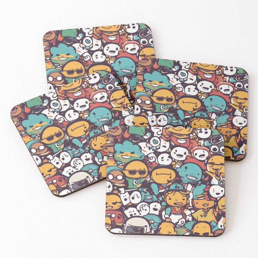 Item preview, Coasters (Set of 4) designed and sold by DrawingConcl.