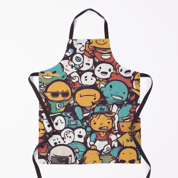 Item preview, Funny faces pattern designed and sold by DrawingConcl.