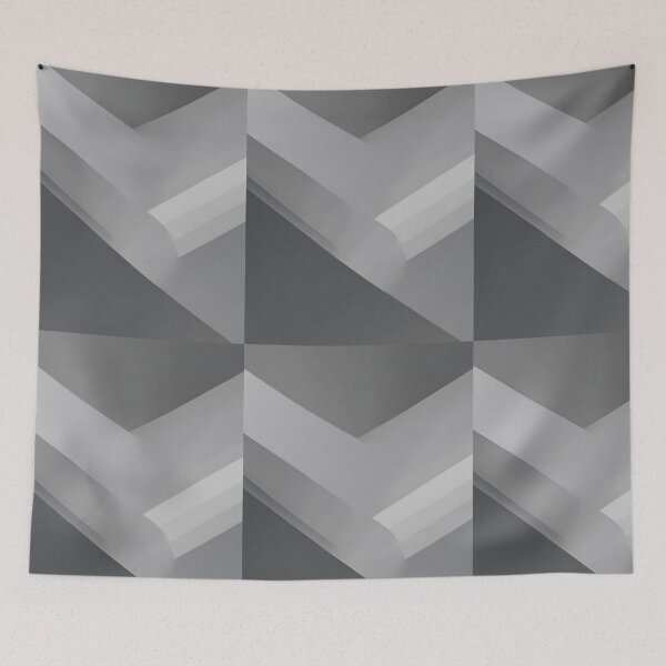 Item preview, Abstract Gray and White Lines designed and sold by Alihassan-Art.
